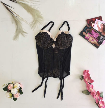 Imagen de Victoria's Secret  Bustier 36D Negro Lined.